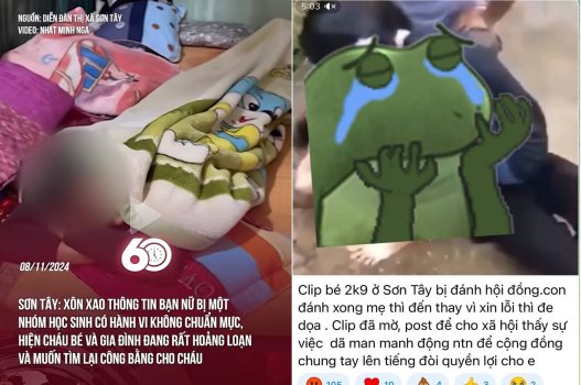 Clip nóng: Phim người lớn học sinh lớp 8 ở Sơn Tây bị cởi đồ