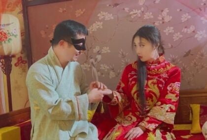 Tiểu thư nứng lồn mới gặp đã địt sấp mặt anh công tử giàu có