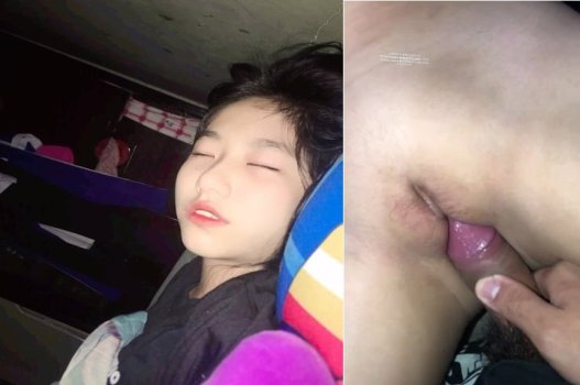 Bí mật địt con bướm non đang ngủ phê