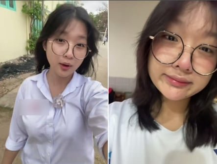 Em gái xinh đẹp ở trường Hoàng Hoa Thám Nha Trang