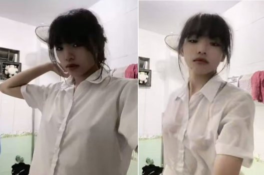 Em gái đang tắm mà xem là thấy phê rồi