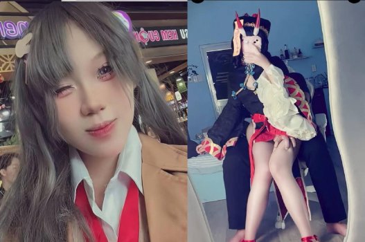 Sex mới em gái cosplay lộ video thân thiết với người khác