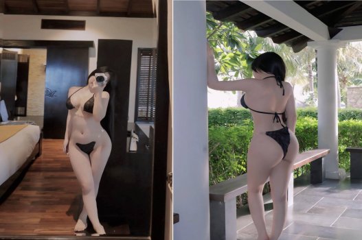 Người mẫu ảnh nóng bỏng thỏa mãn đại gia trong đêm